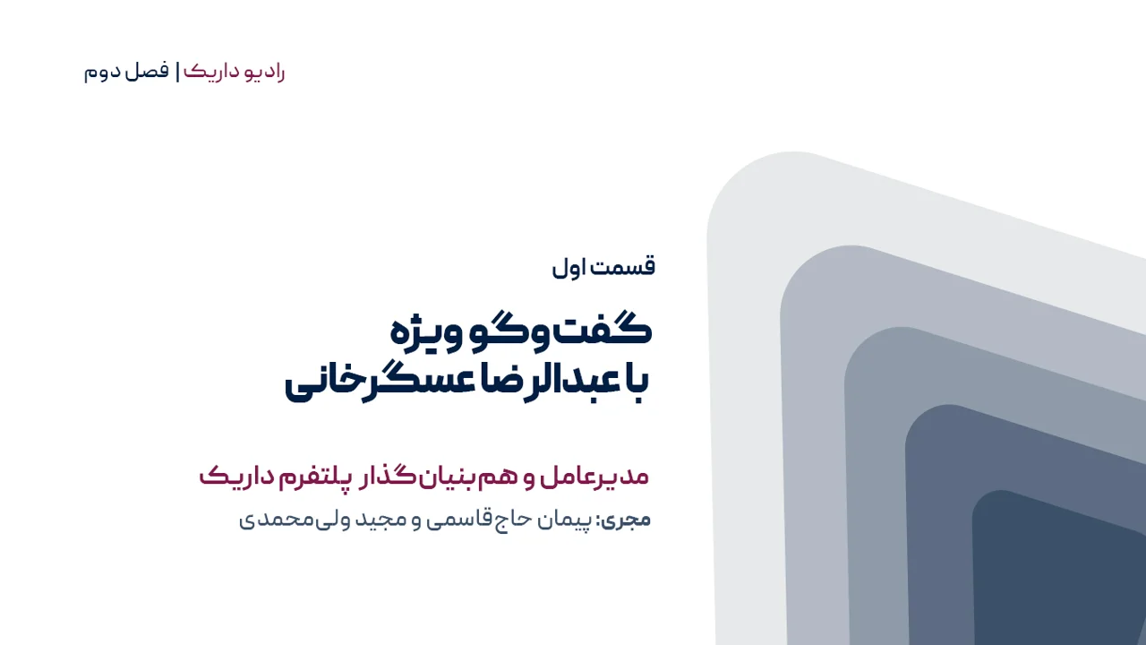 گفتوگو اختصاصی با عبدالرضا عسگرخانی | فصل دوم | قسمت اول
